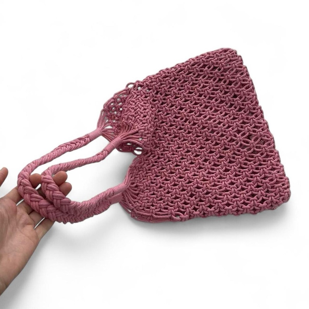 Pink Crochet Bag - Picture 2 of 3